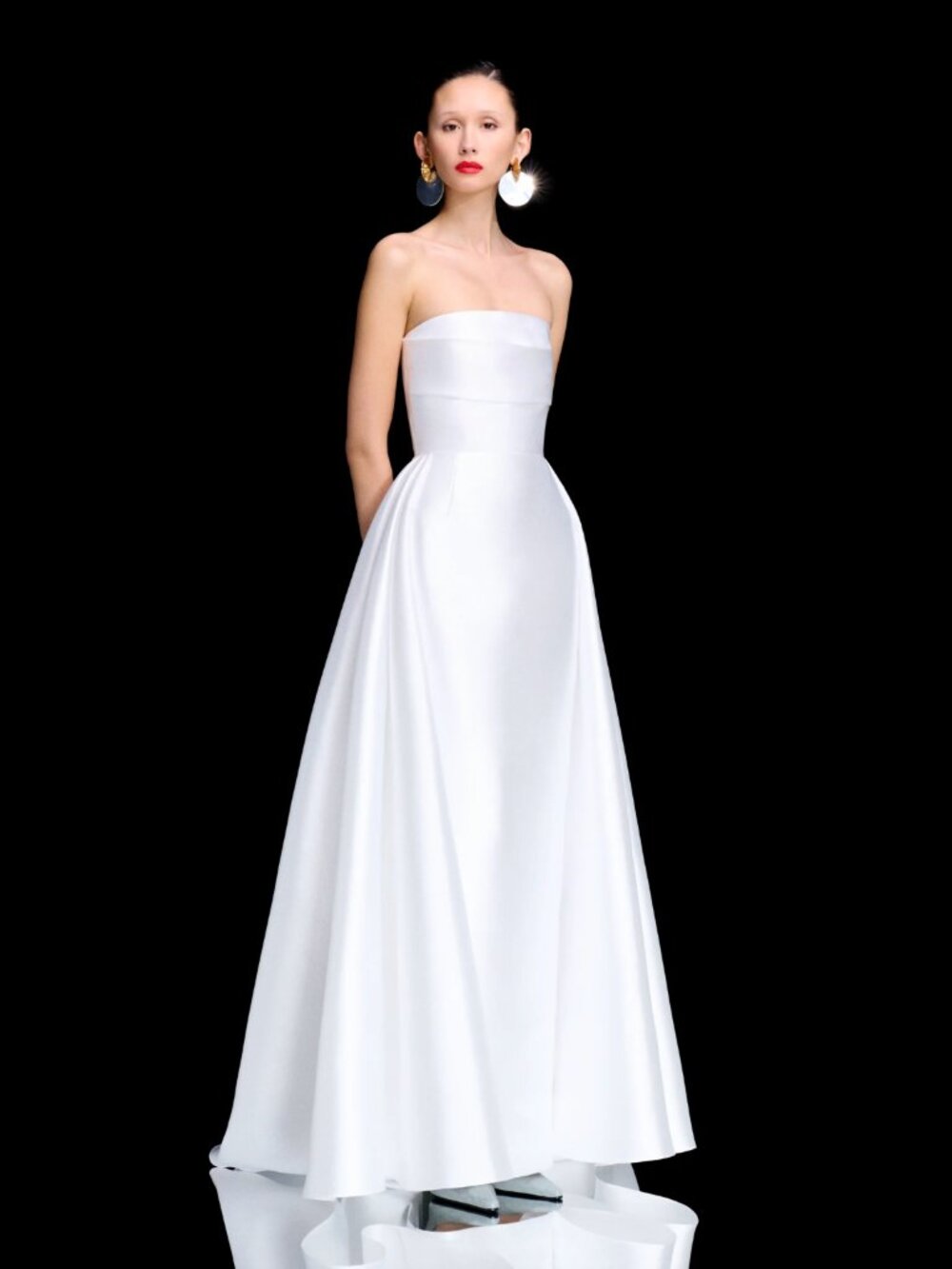 Solace London Tiffany Maxi Dress in Cream NWT